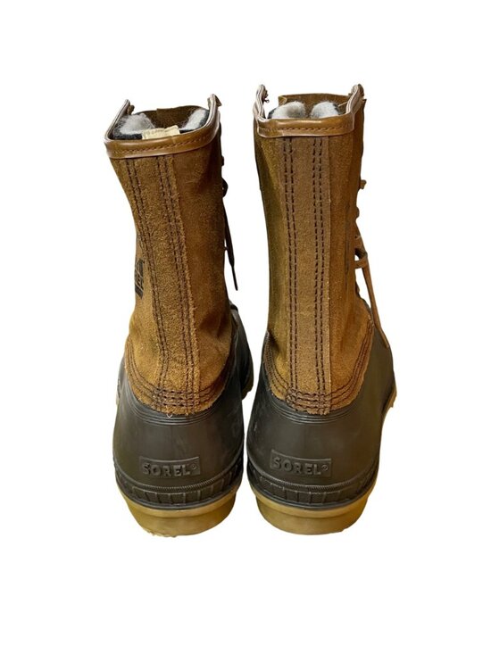 Sorel Men\'s Vintage Ice Pac Leather Rubber Lace Up Men\'s Winter Boots Sz 10 main image 4
